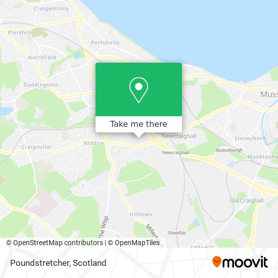 Poundstretcher map