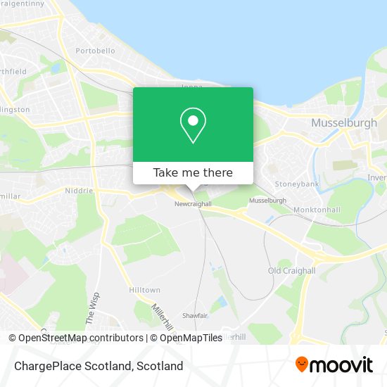 ChargePlace Scotland map