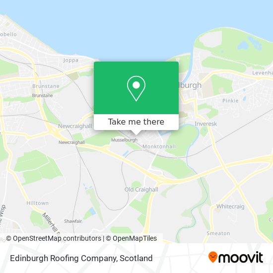 Edinburgh Roofing Company map