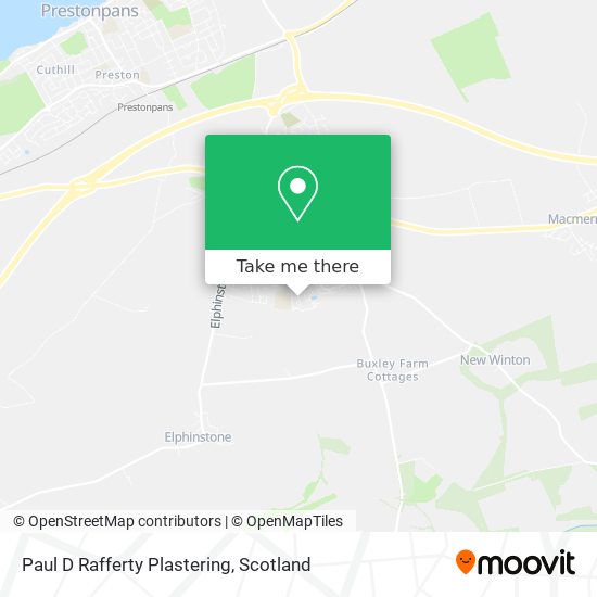 Paul D Rafferty Plastering map