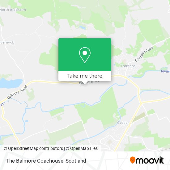 The Balmore Coachouse map