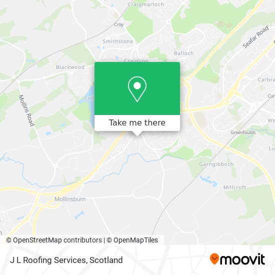 J L Roofing Services map