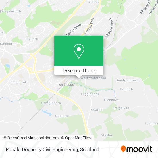 Ronald Docherty Civil Engineering map