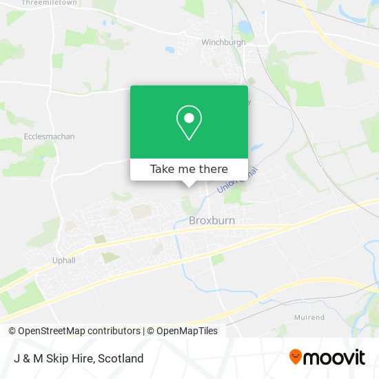 J & M Skip Hire map