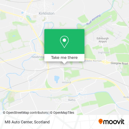 M8 Auto Center map