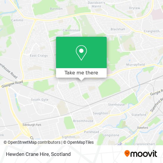 Hewden Crane Hire map