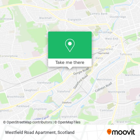 Westfield Road Apartment map