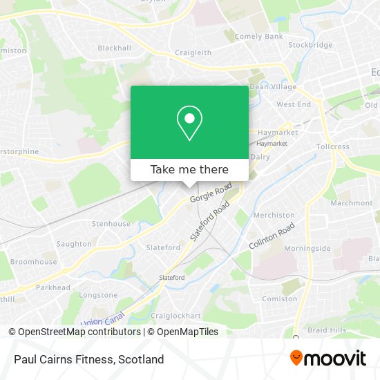 Paul Cairns Fitness map