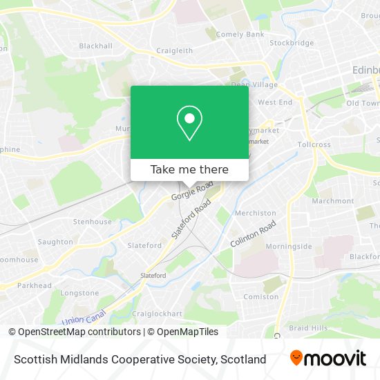 Scottish Midlands Cooperative Society map
