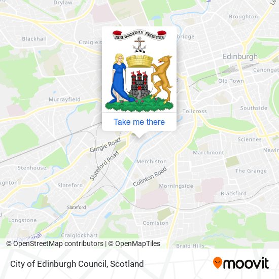 City of Edinburgh Council map