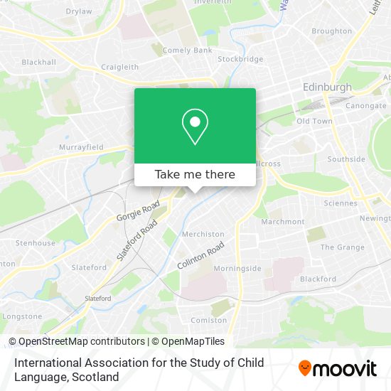 International Association for the Study of Child Language map