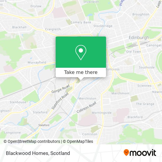 Blackwood Homes map