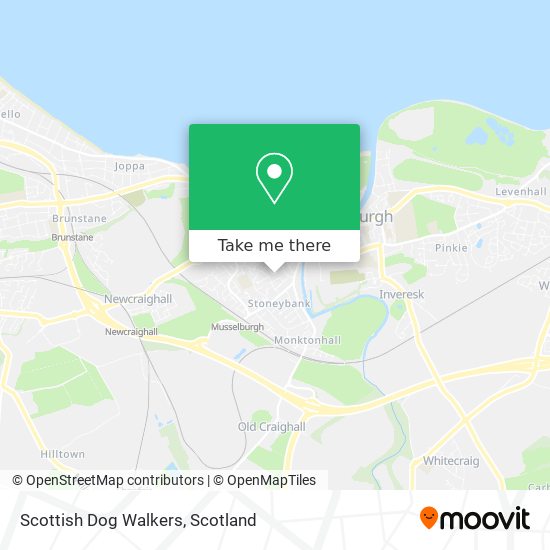 Scottish Dog Walkers map