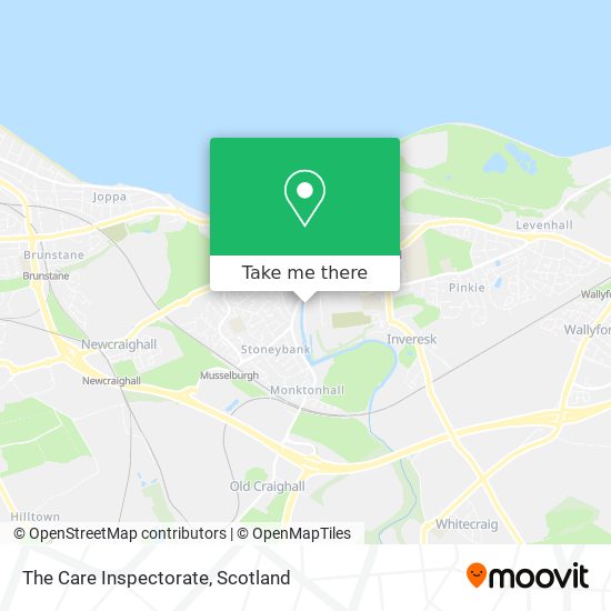 The Care Inspectorate map