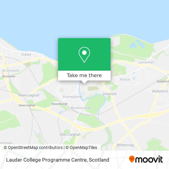 Lauder College Programme Centre map