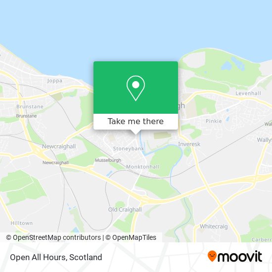 Open All Hours map