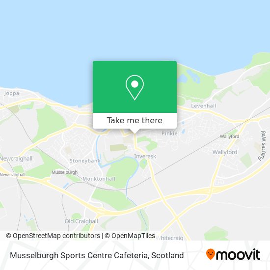 Musselburgh Sports Centre Cafeteria map