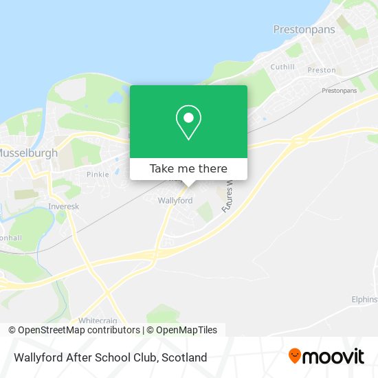 Wallyford After School Club map