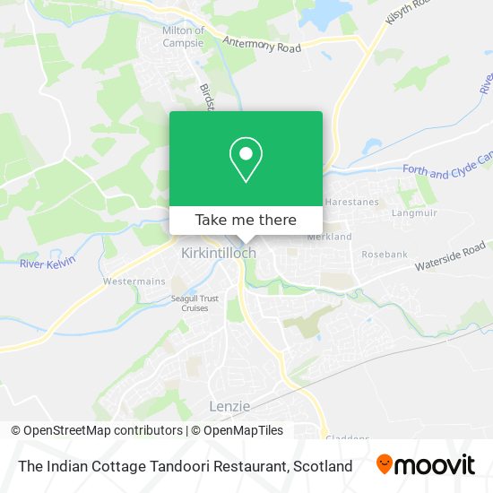 The Indian Cottage Tandoori Restaurant map