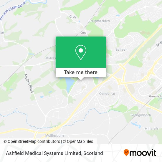 Ashfield Medical Systems Limited map
