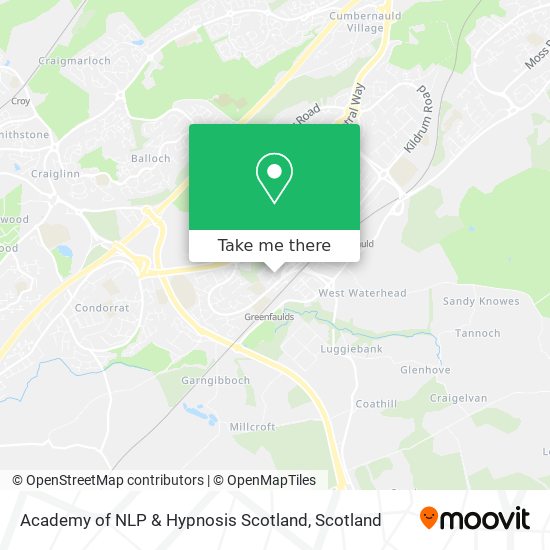 Academy of NLP & Hypnosis Scotland map