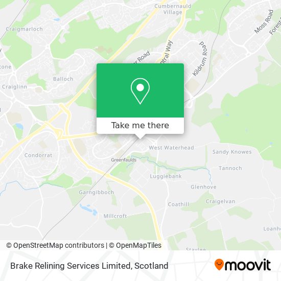 Brake Relining Services Limited map