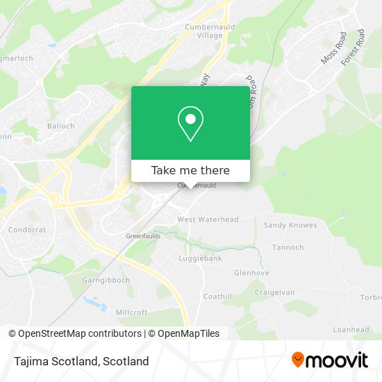 Tajima Scotland map