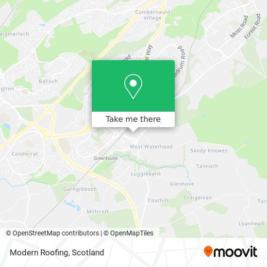 Modern Roofing map