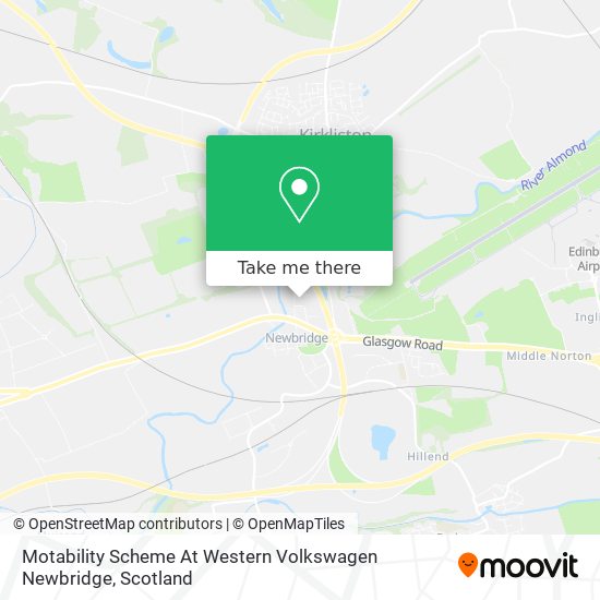 Motability Scheme At Western Volkswagen Newbridge map
