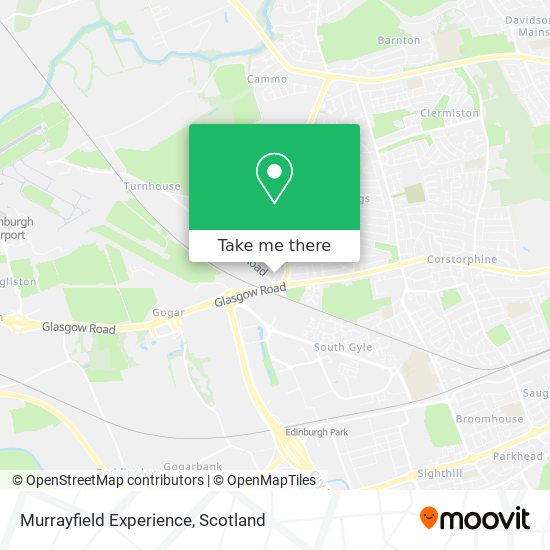 Murrayfield Experience map