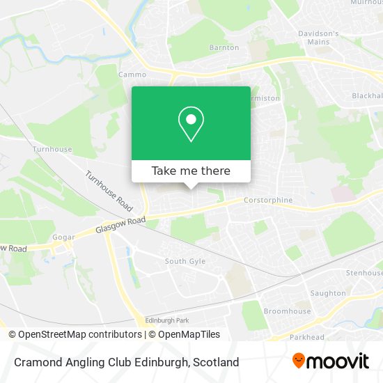 Cramond Angling Club Edinburgh map