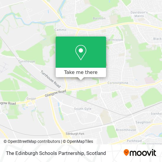 The Edinburgh Schools Partnership map