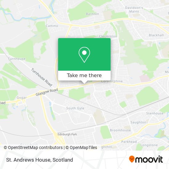 St. Andrews House map