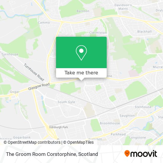 The Groom Room Corstorphine map