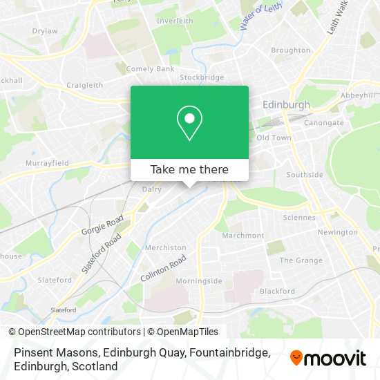 Pinsent Masons, Edinburgh Quay, Fountainbridge, Edinburgh map