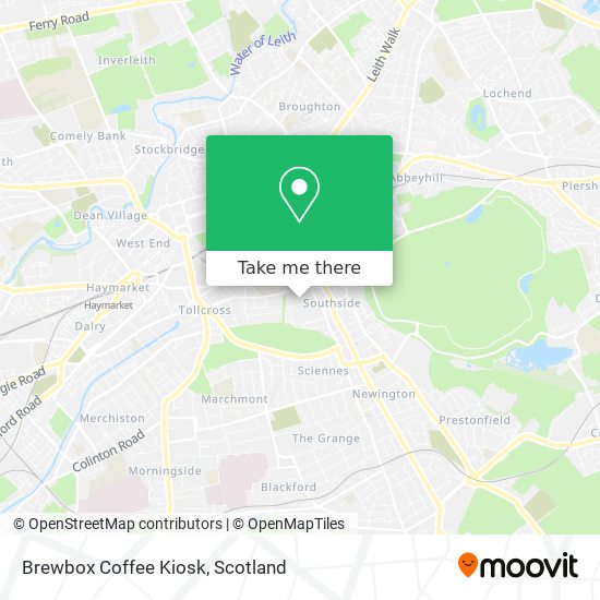 Brewbox Coffee Kiosk map
