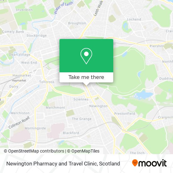 Newington Pharmacy and Travel Clinic map