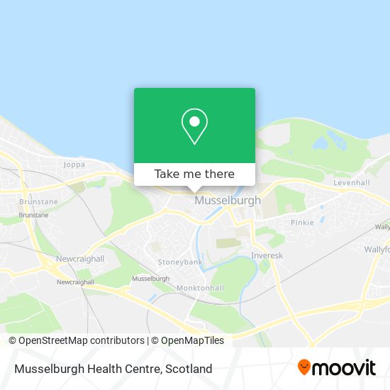 Musselburgh Health Centre map