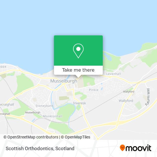 Scottish Orthodontics map