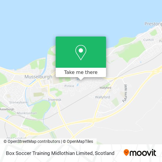 Box Soccer Training Midlothian Limited map