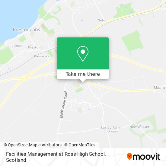 How to get to Facilities Management at Ross High School in Tranent by
