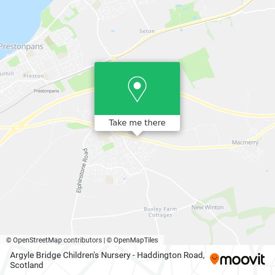 How to get to Argyle Bridge Children's Nursery Haddington Road in