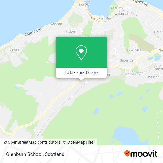 Glenburn School map