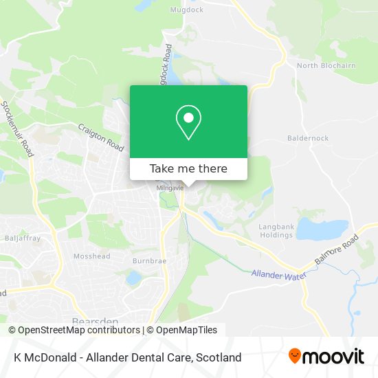 K McDonald - Allander Dental Care map