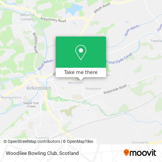 Woodilee Bowling Club map