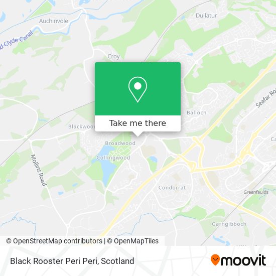 Black Rooster Peri Peri map