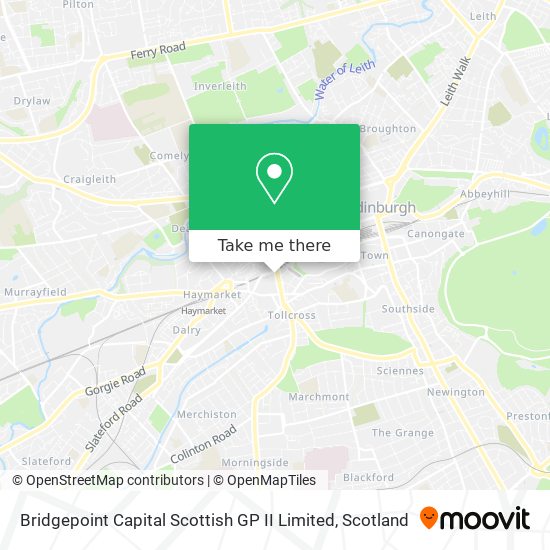 Bridgepoint Capital Scottish GP II Limited map