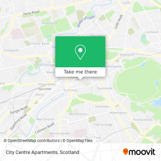 City Centre Apartments map