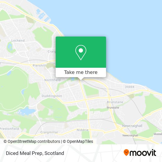 Diced Meal Prep map