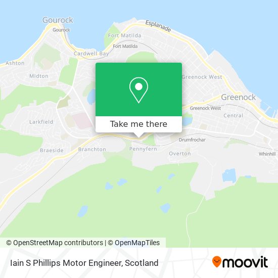 Iain S Phillips Motor Engineer map